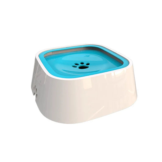 1.5L Dog Water Dispenser Bowl with Anti-Overflow Design