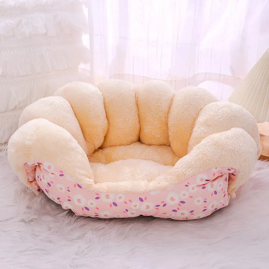 Super Soft Plush Cat Bed - Pet Nest