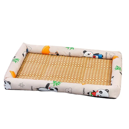 Rattan Cat Bed for Summer Comfort